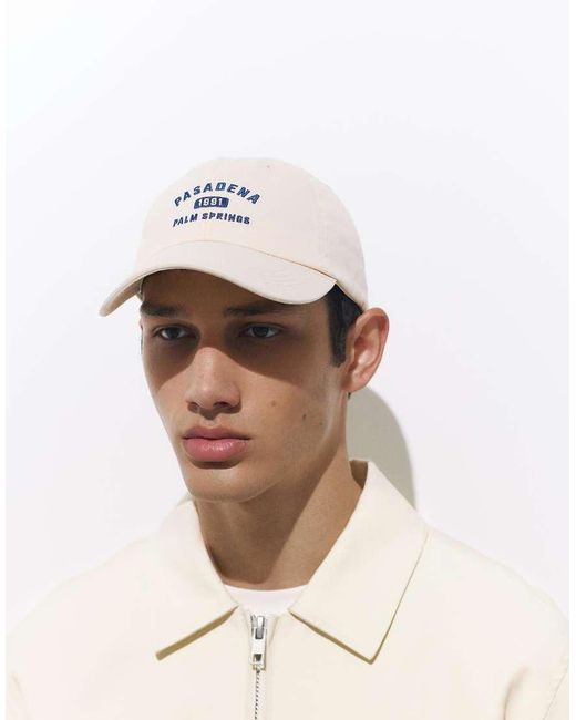 Giacca A Coste di Pull&Bear in Natural da Uomo