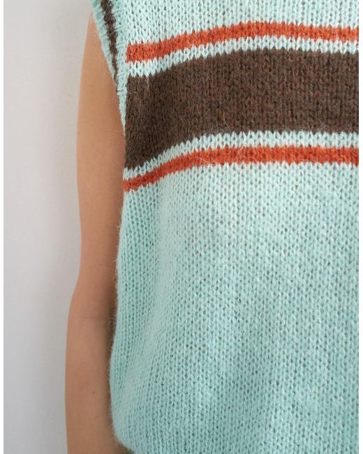 TOPSHOP Blue – strickpullunder