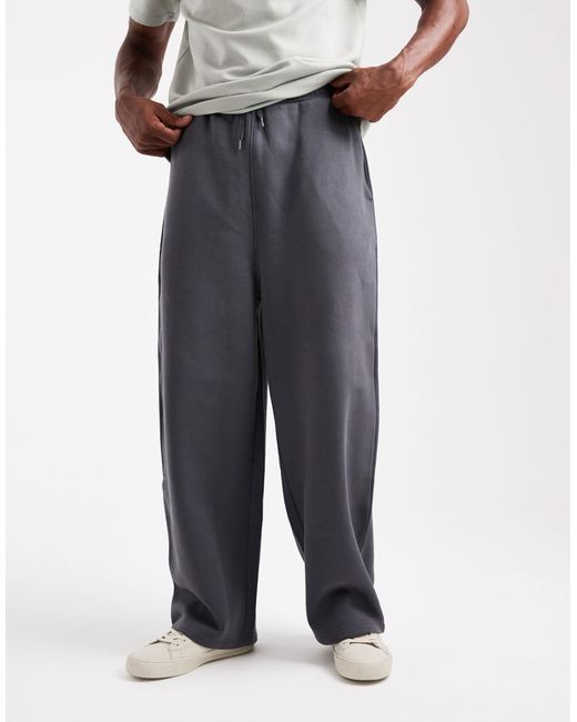 ASOS Blue Essentials Loose Fit Sweatpants for men