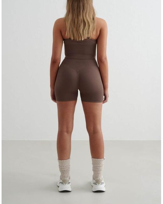 Aim'n Brown Macchiato Shape Seamless Hotpants