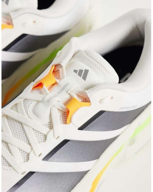 Adidas Originals White Adidas Running Adistar 5 Trainers for men