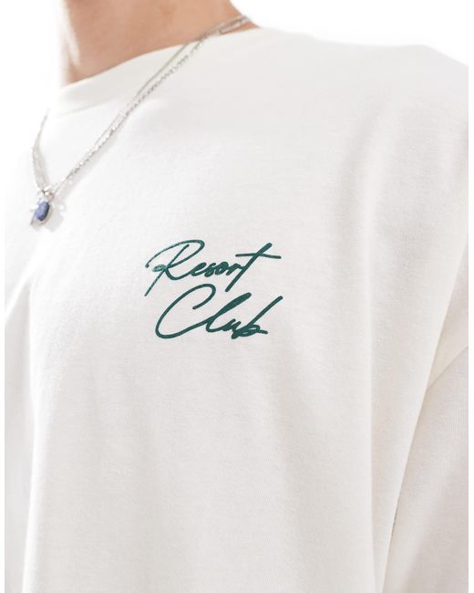 ASOS – oversize-t-shirt in White für Herren