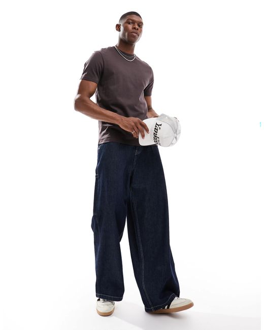 ASOS – 2er-pack basic-t-shirts in Gray für Herren