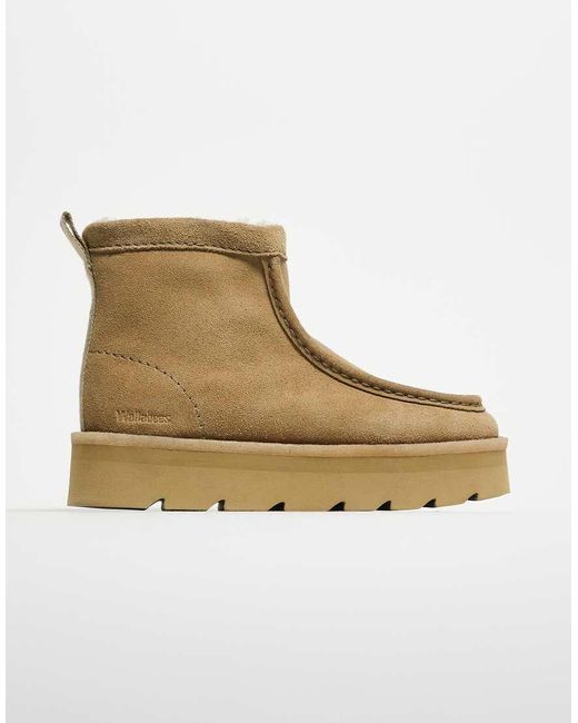 Clarks Natural Meare Rooey Lined Boot