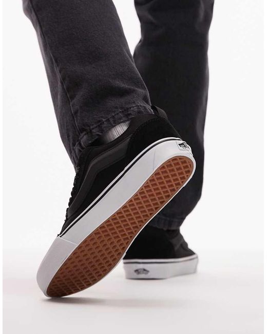 Vans Black Knu Skool Sneakers for men