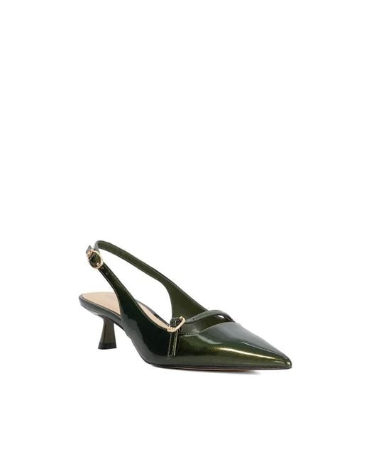 Dune Green Deserved Court Shoes