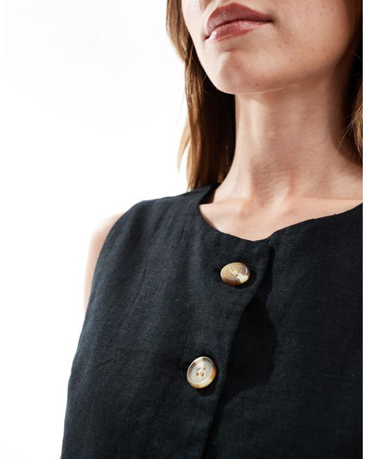Gilet Threadbare en coloris Black
