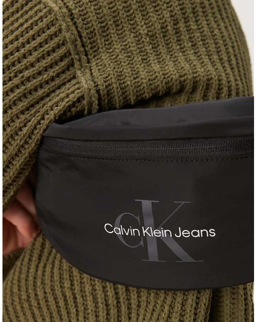 Calvin Klein Green Logo Bumbag for men
