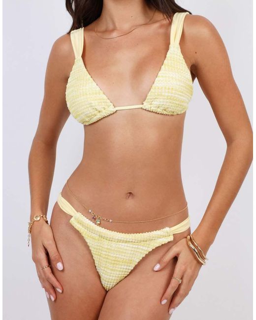 SIMMI Natural Textured Detail Bikini Bottoms