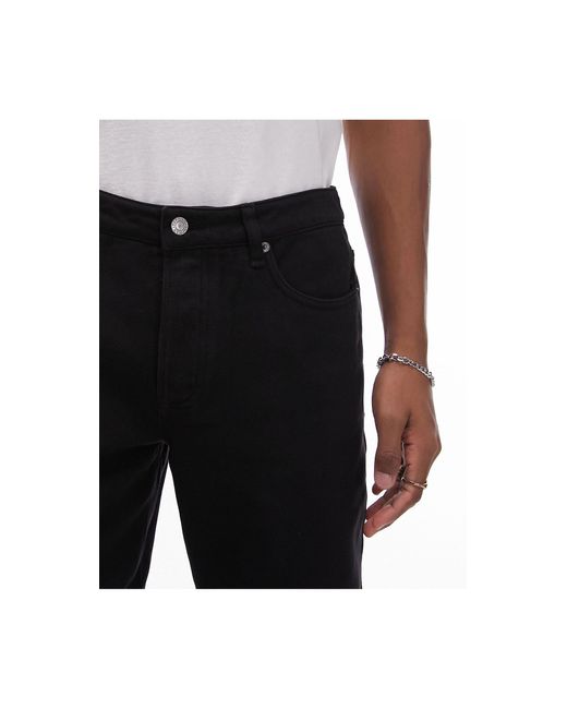 Topman – schmal zulaufende jeans in Black für Herren