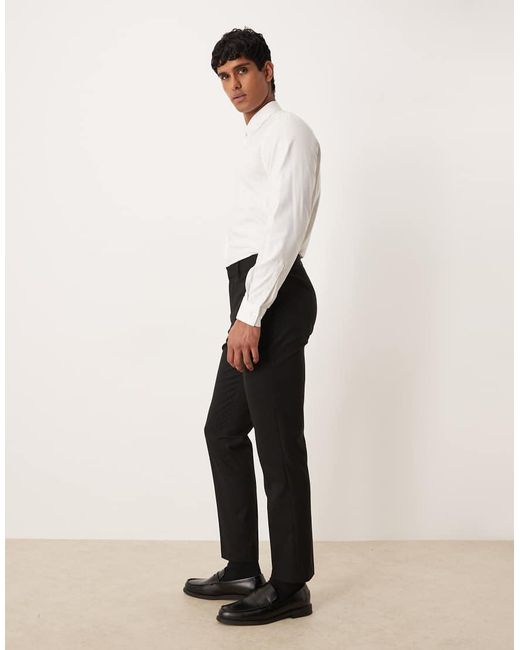 ASOS Black Slim Suit Trouser for men