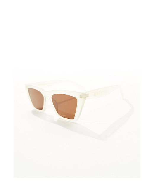 & Other Stories White Cat Eye Sunglasses