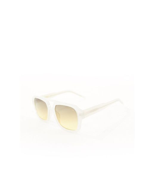 Kaya - occhiali da sole aviatore color crema di A.Kjærbede in Brown
