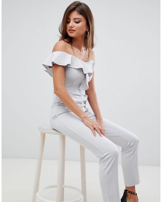 ax paris bardot jumpsuit