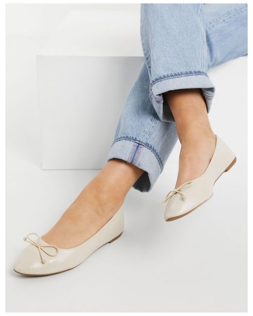 Truffle Collection Comfortabele Ballerina's Met Brede Pasvorm in het Blauw  - Lyst