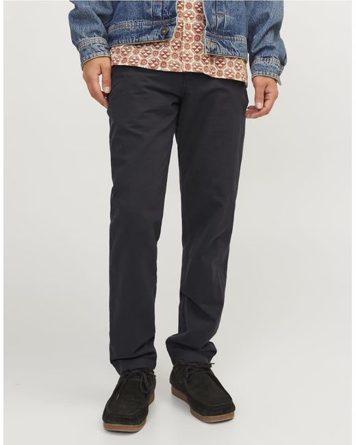 Jack & Jones Blue Chino Trousers for men