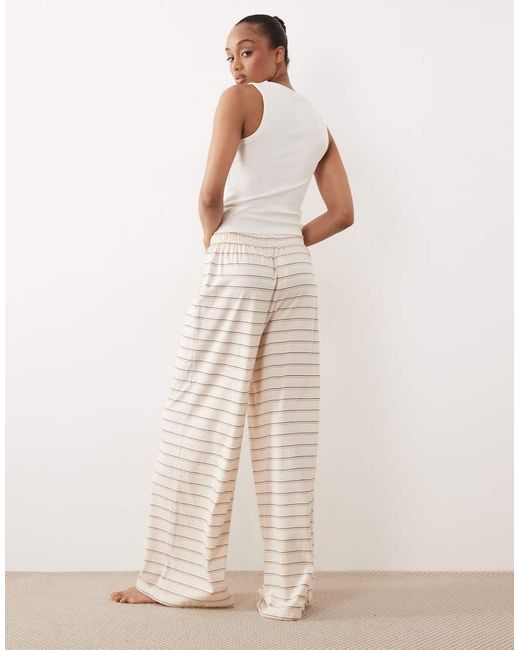 ASOS Brown Asos Design Tall Mix & Match Cotton Pajama Pants