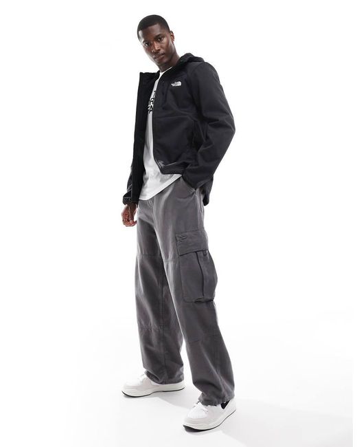 The North Face Black Quest Hooded Softshell Jacket for men
