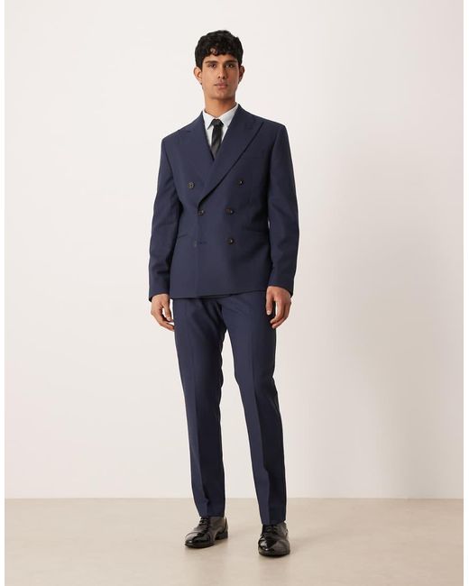 ASOS Blue Slim Suit Jacket for men
