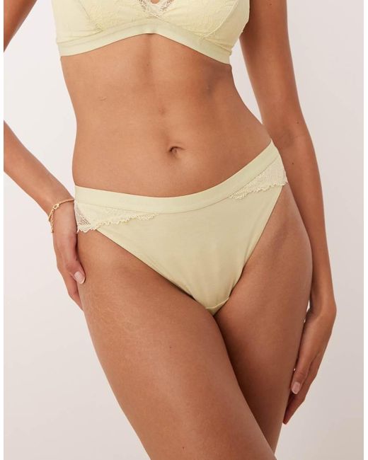 Calvin Klein Natural Modern Lace Tanga Thong
