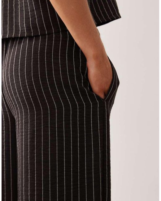 JDY Petite Black Wide Leg Trousers Co-ord