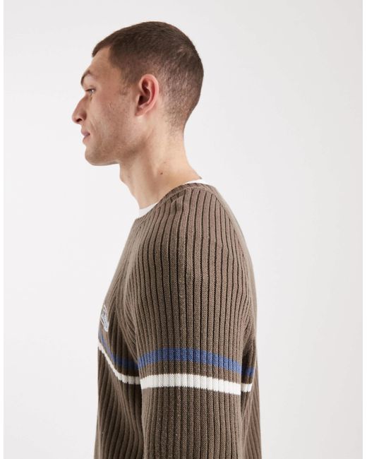 Pull ras Hollister pour homme en coloris Brown