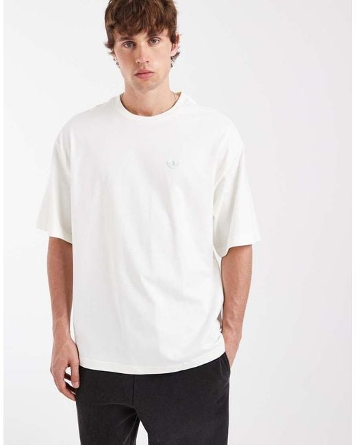 Adidas Originals White Floral Graphic T-shirt