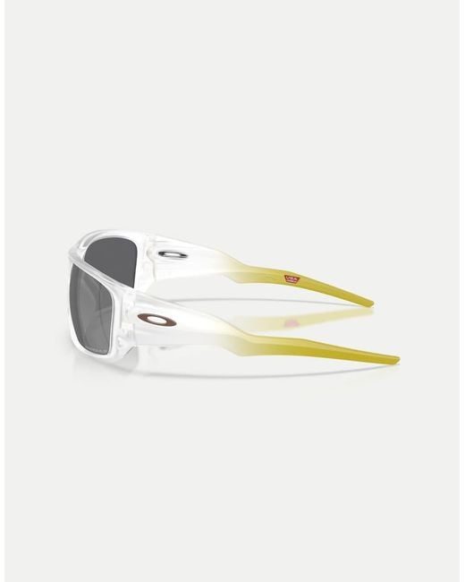 Oakley Multicolor Masseter Limitless Collection Rectangle Polarised Sunglasses With Mirrored Lens for men
