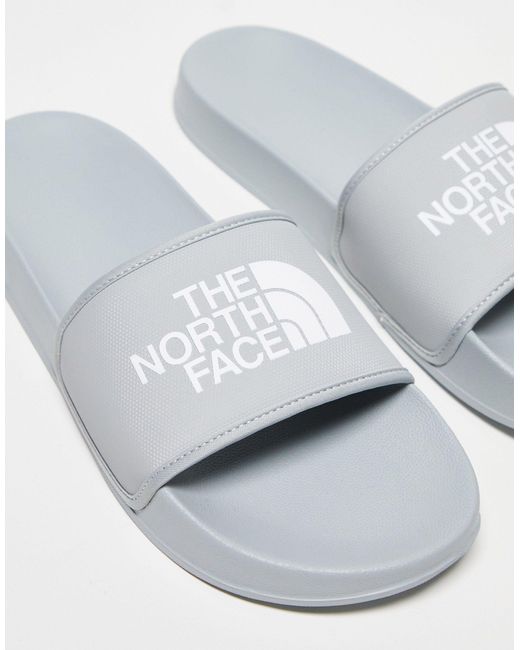 The North Face Gray Base Camp Iii Sliders for men