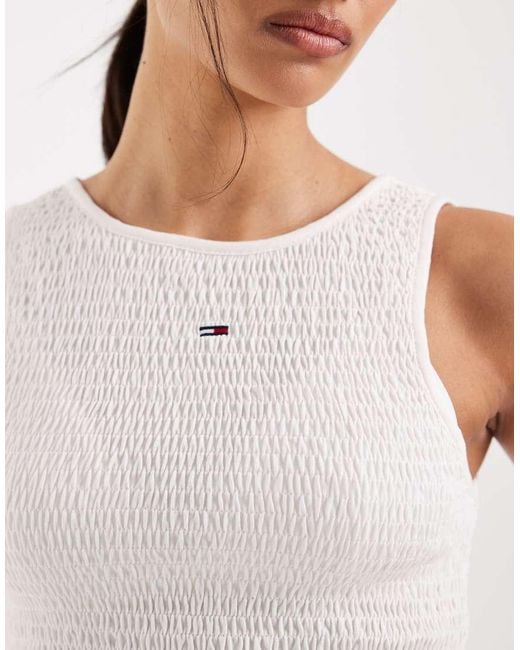 Tommy Hilfiger White Slim Fit Vest