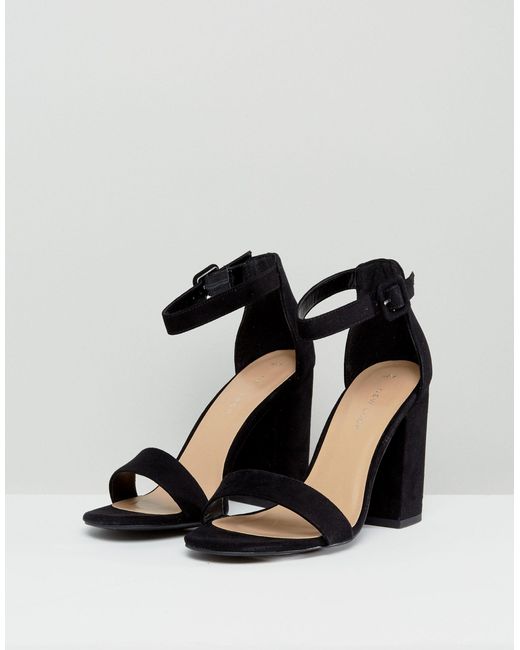Look Barely There Block Heeled Sandal 
