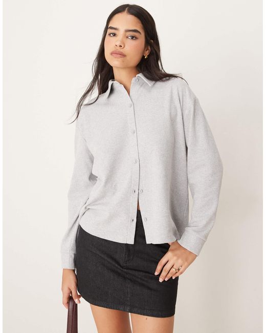 ASOS Gray – oversize-hemd