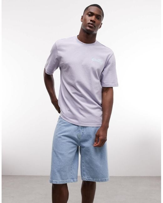 Stan Ray Blue Denim Shorts for men