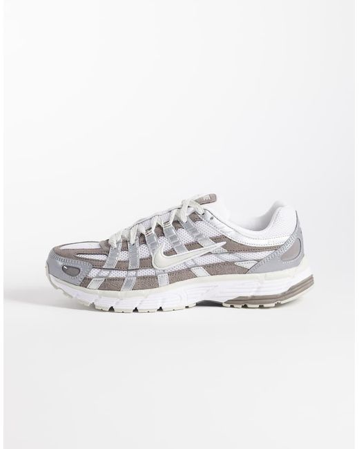 Nike White P-6000 Trainers