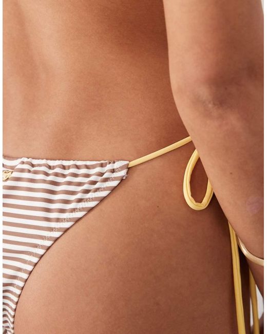 Candypants Natural Tieside Bikini Bottom