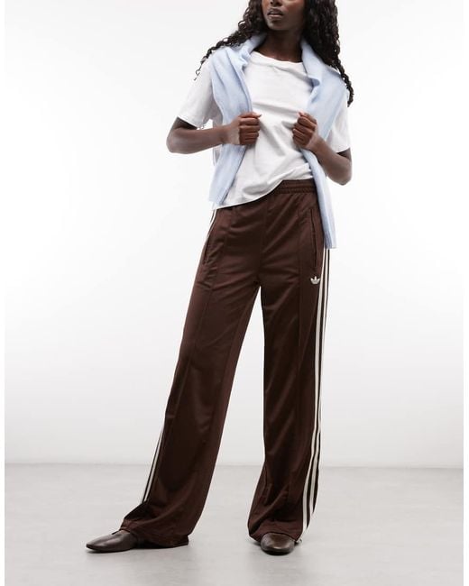 Adidas Originals Brown Firebird Loose Track Pants