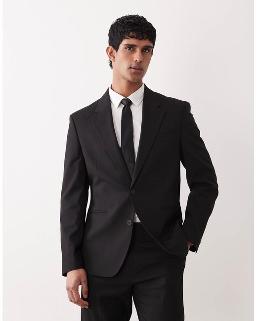 Blazer ASOS pour homme en coloris Black