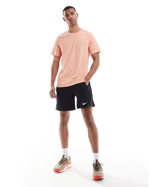 Camiseta Dri-Fit De -Naranja Nike de hombre de color Pink