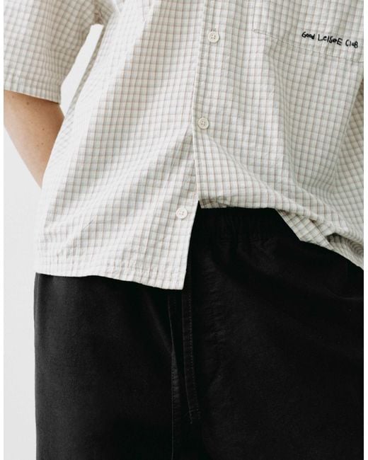 Pull&Bear Jogger mit leinen in White für Herren