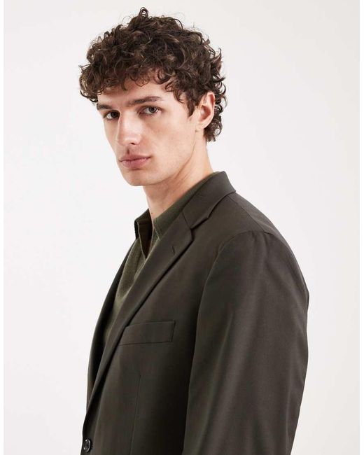 Mango Brown Milan Slim Fit Tailored Blazer Co-ord for men
