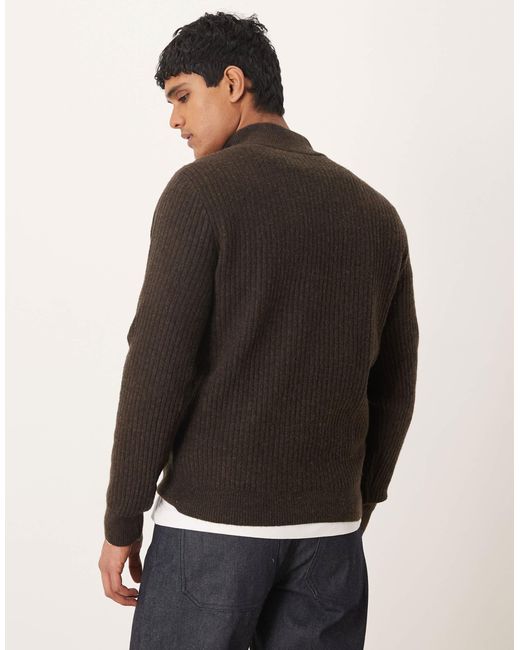 Pull en maille Mango pour homme en coloris Black