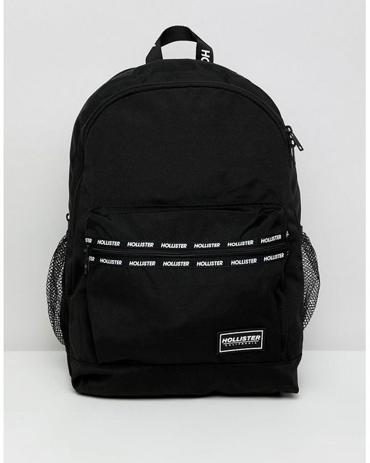Hollister Black Backpack