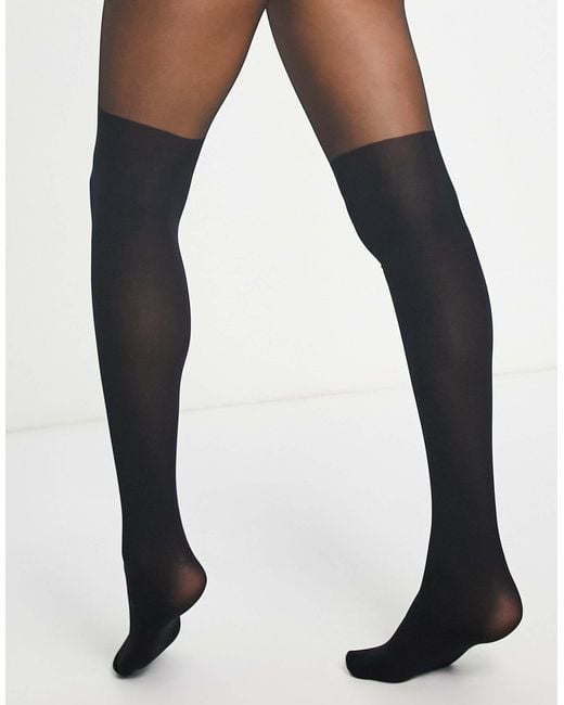 Vero Moda Black Stocking Illusion Tights