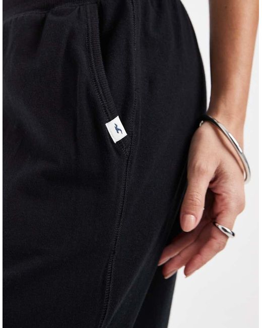Hollister White Low Rise Wide Leg joggers