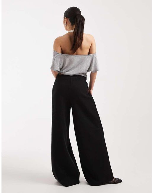 Miss Selfridge White Ribbed Pants