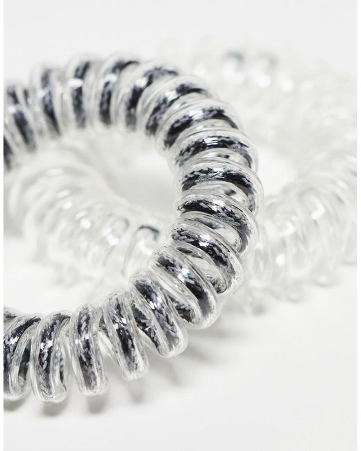 Invisibobble White – power be visible – haargummi-spiralen (6 power-spiralen)