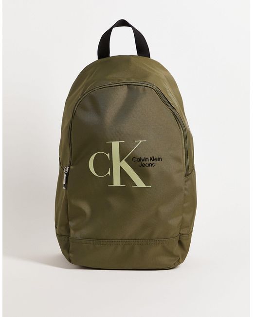 Calvin Klein Denim Sport Essentials Backpack in Green for Men | Lyst