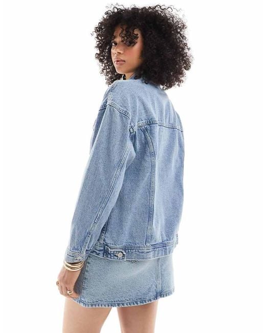 New Look Blue Oversized Denim Jacket