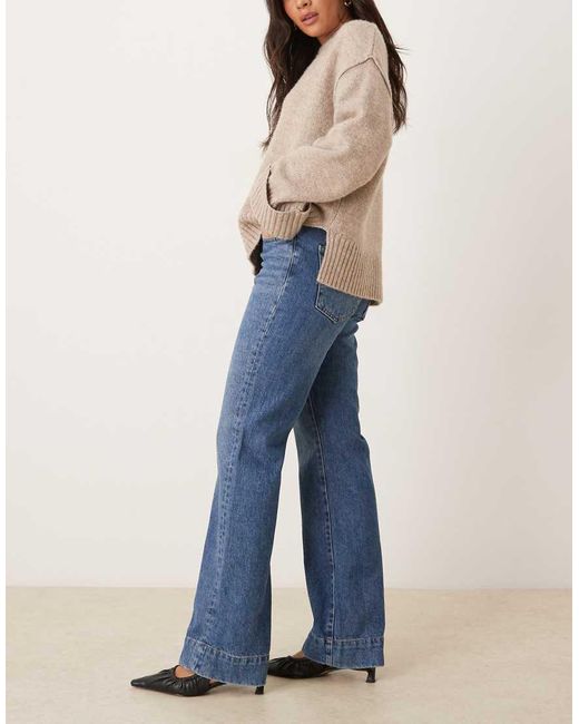 Gina Tricot Blue Straight Leg Jeans