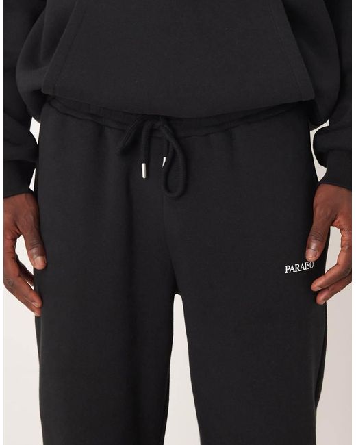 ASOS Black Co-ord Oversized jogger With Print for men